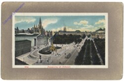 ak136792 Wien 1, Franzensring mit Parlament
