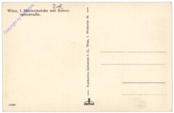 Wien 1, Rotenturmstrasse mit Marienbrücke