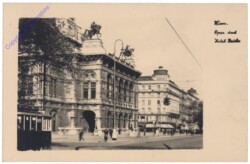 ak136815 Wien 1, Oper und Hotel Bristol
