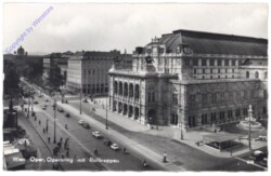 Wien 1, Oper, Opernring mit Rolltreppe