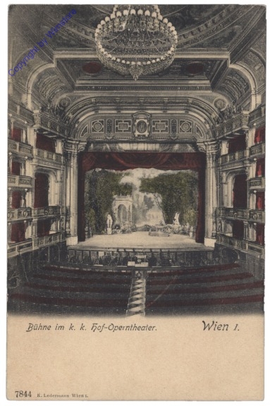 Wien 1, Bühne im k.k. Hof-Operntheater