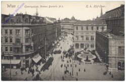 Wien 1, K.k. Hofoper, Operngasse, Drehers Bierhalle