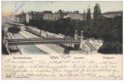 Wien 1, Cursalon, Stadtpark, Karolinenbrücke