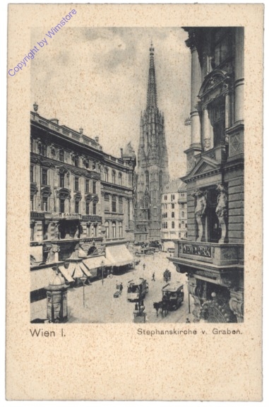 ak136883 Wien 1, Stephanskirche vom Graben