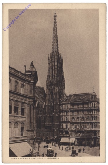 ak136886 Wien 1, Stephansturm vom Graben