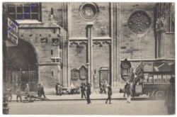 Wien 1, Dom- u. Metropolitan-Pfarrkirche zu St. Stephan, Teilansicht der Westfassade