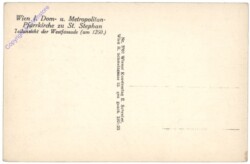 Wien 1, Dom- u. Metropolitan-Pfarrkirche zu St. Stephan, Teilansicht der Westfassade