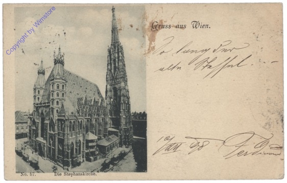 ak136902 Wien 1, Die Stephanskirche