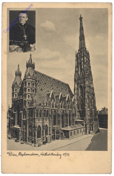 ak136905 Wien 1, Stephansdom, Katholikentag 1933