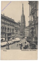 Wien 1, Stefanskirche vom Graben