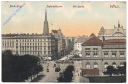Wien 1, Wollzeile, Park-Ring, Stefansthurm