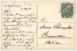 ak136950a Wien 1, Steindlgasse