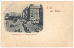 Wien 1, Schottengasse und Währingerstrasse