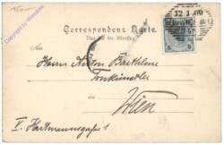 ak136991a Wien 1, Bellaria mit Burggasse