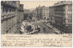 Wien 1, Schottengasse und Währingerstrasse