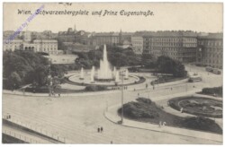 Wien 1, Schwarzenbergplatz und Prinz Eugenstrasse