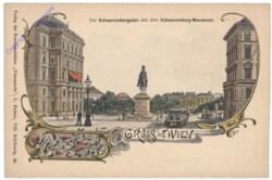 Wien 1, Schwarzenbergplatz mit dem Schwarzenberg-Monument