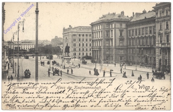 Wien 1, Schwarzenberg-Platz, Haus der Kaufmannschaft