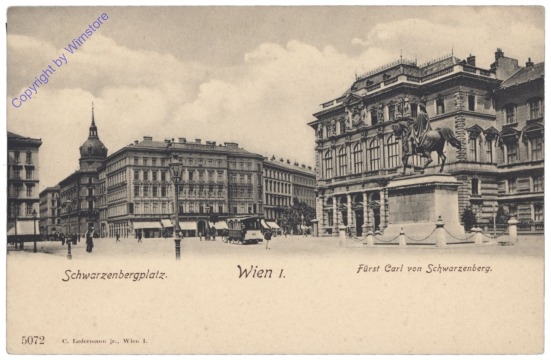 Wien 1, Schwarzenbergplatz, Fürst Carl von Schwarzenberg