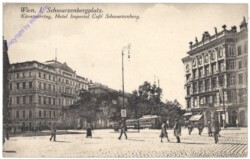 Wien 1, Schwarzenbergplatz, Kärntnerring, Hotel Imperial, Café Schwarzenberg