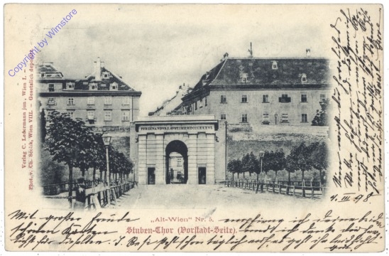 ak137057 Wien 1, Stuben-Thor, Vorstadt-Seite
