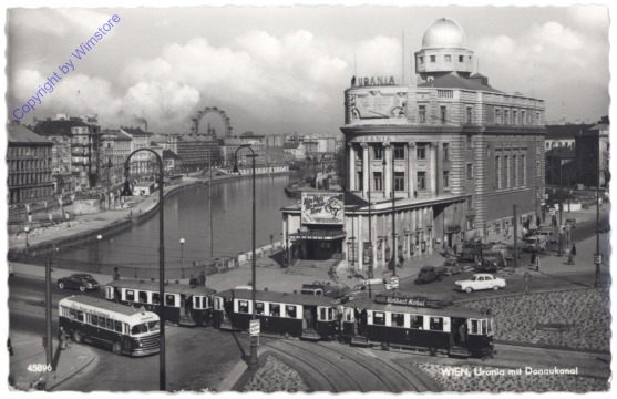 Wien 1, Urania mit Donaukanal