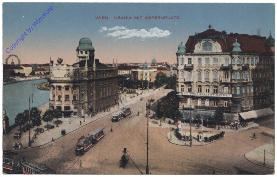 Wien 1, Urania mit Aspernplatz