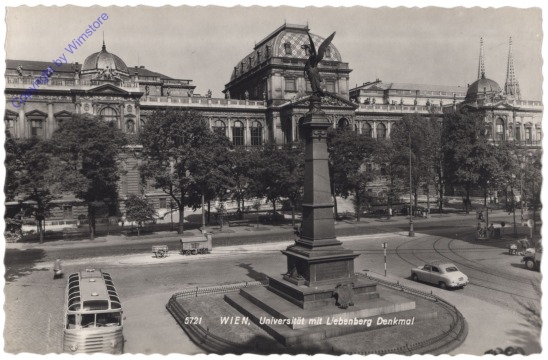 Wien 1, Universität mit Liebenbergdenkmal
