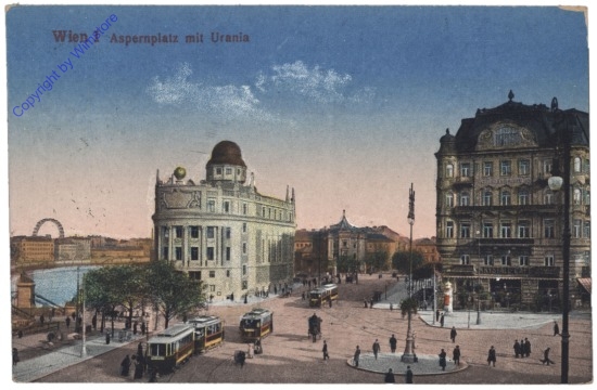 Wien 1, Aspernplatz mit Urania