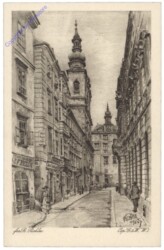 Wien 1, Gasse bei der alten Universität