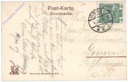 Wien 1, K.k. Volksgarten m. k.k. Hofburg