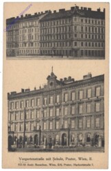 Wien 2, Vorgartenstraße mit Schule