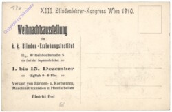 Wien 2, K.k. Blinden-Erziehungs-Institut