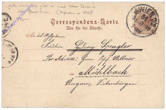 Wien 2, Donaukanal, im Hintergrund Riesenrad