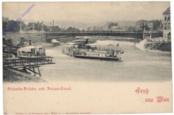 Wien 2, Stefaniebrücke und Donau-Canal