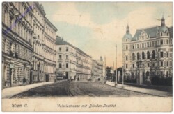 Wien 2, Valeriestrasse mit Blindeninstitut