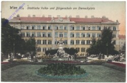 Wien 2, Städtische Volks- und Bürgerschule am Sterneckplatz