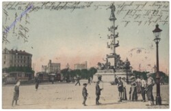 Wien 2, Praterstern mit Tegetthoff-Monument