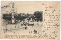 Wien 2, Tegetthoff-Monument und Ausstellungsstrasse