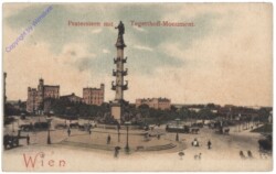 Wien 2, Praterstern mit Tegetthoff-Monument