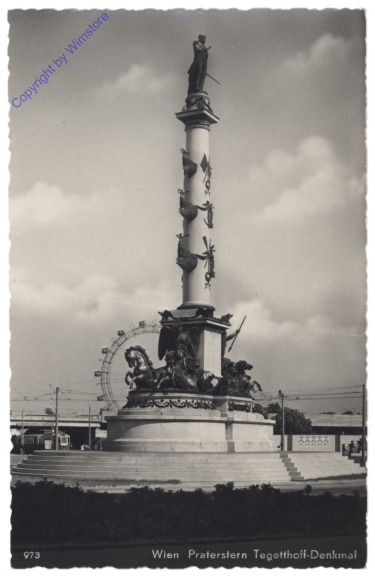 Wien 2, Praterstern Tegetthoff-Denkmal