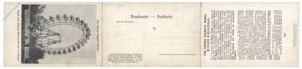 Wien 2, Fernsicht über Wien vom Riesenrade