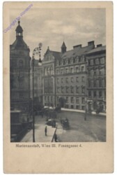 Wien 3, Marienanstalt, Fasangasse