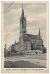 Wien 3, Landstraße Hauptstaße, Herz  Jesu-Kirche