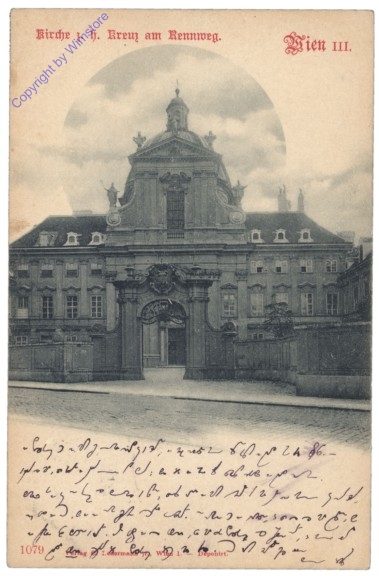ak137617 Wien 3, Kirche z.h. Kreuz am Rennweg