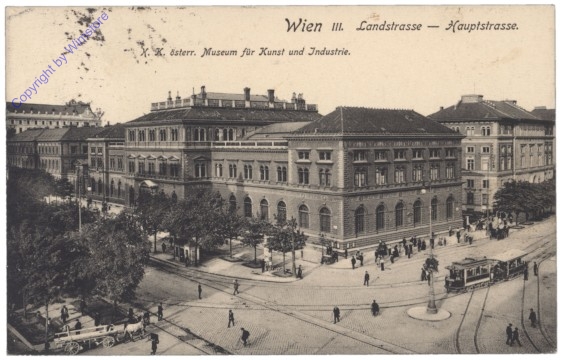 ak137623 Wien 3, Landstrasse Hauptstrasse, K.k. österr. Museum für Kunst und Industrie