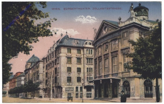 Wien 3, Bürgertheater, Zollamtsstrasse