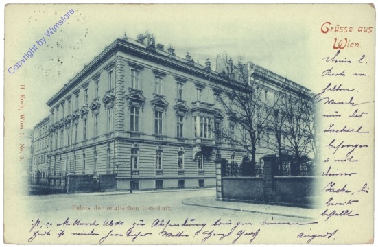 ak137646 Wien 3, Palais der englischen Botschaft