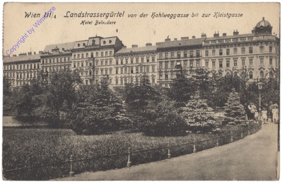 ak137668 Wien 3, Landstrassergürtel von der Hohlweggasse bis zur Kleistgasse