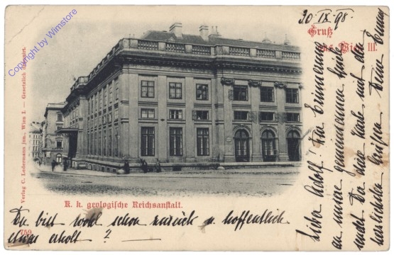 ak137671 Wien 3, k.k. geologische Reichsanstalt